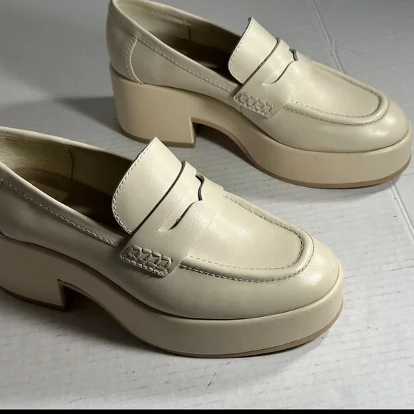 Dolce Vita Cream Loafers - Picture 13 of 16